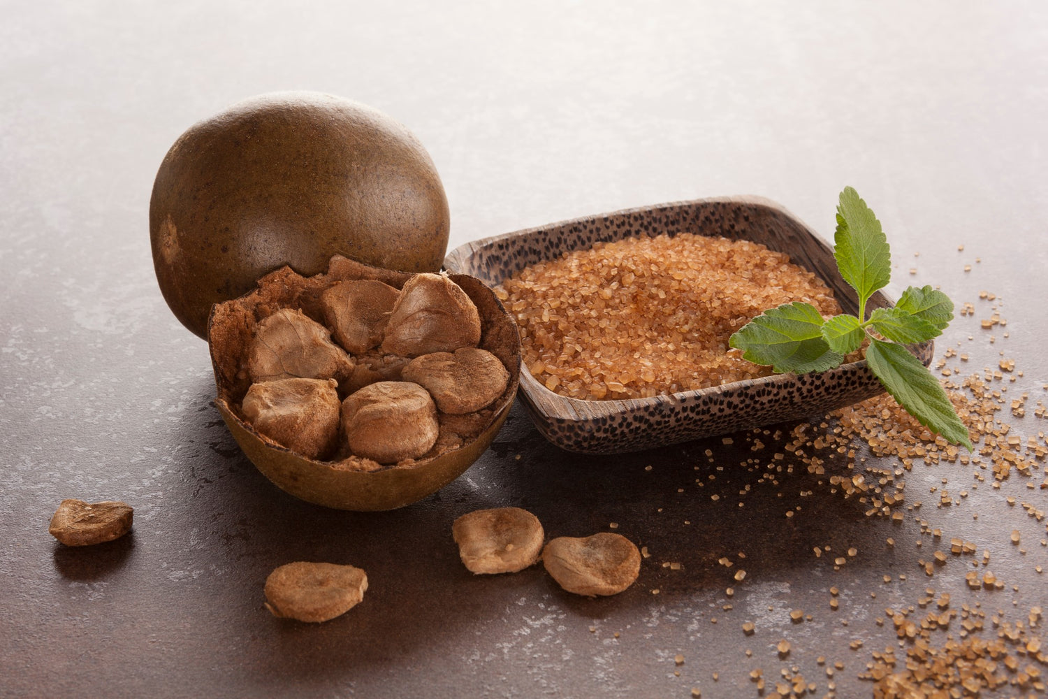 Monk fruit, one of the key LuvBelly greens powder ingredients.
